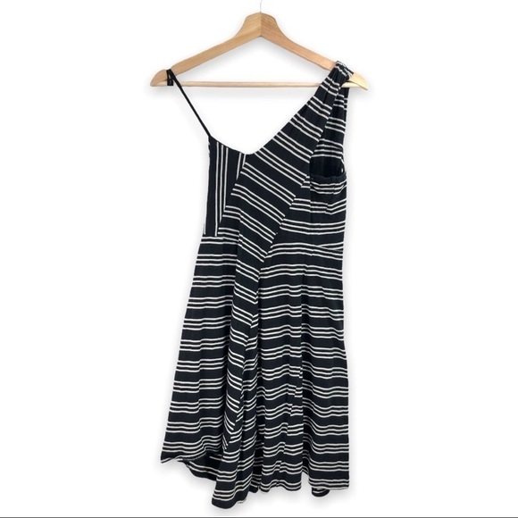 Anthropologie, Maeve - Striped One Shoulder Dress - XS - Picture 3 of 8